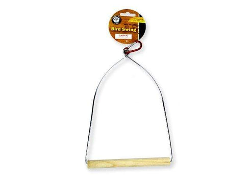 AussieSuperStore Homeware Supplies Jumbo Wood Bird Swing Jumbo Wood Bird Swing | Bird Accessories 9320760214457 PET 214457